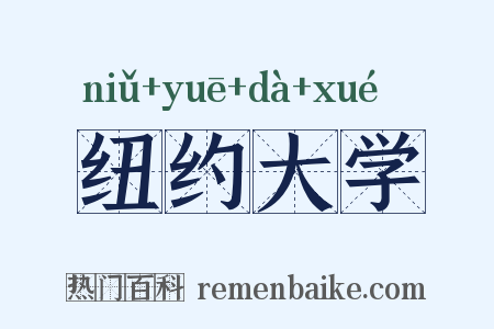 纽约大学是什么意思的图片